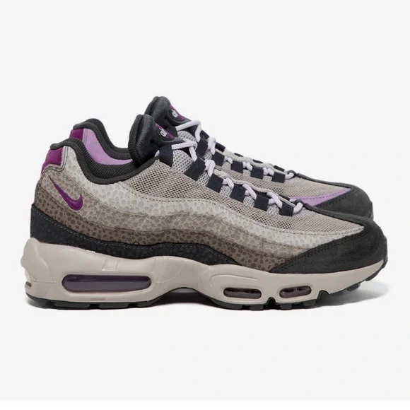 NIKE Air Max 95 Viotech Anthracite Safari Suede Women's 9 - Picture 4 of 12